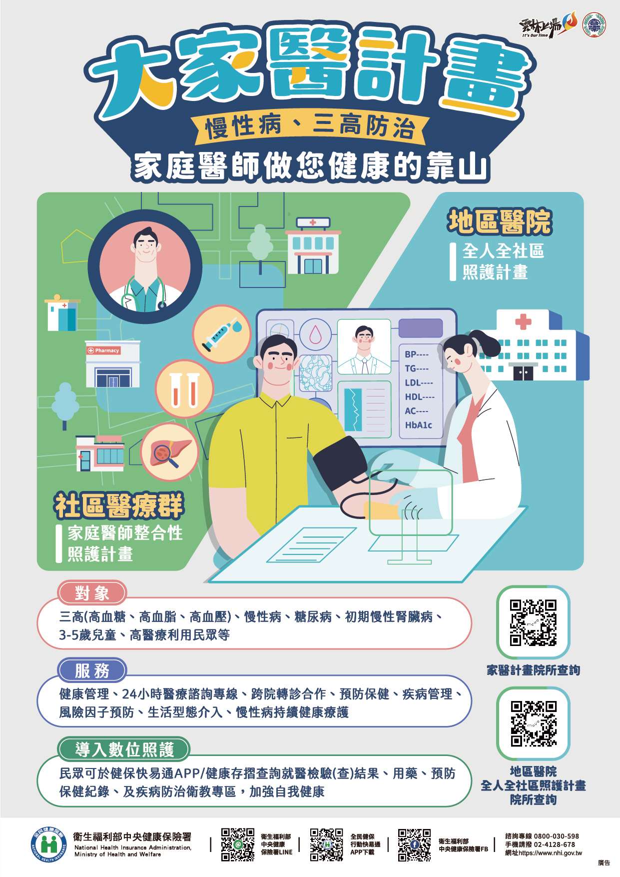 大家醫計畫家庭醫師做您健康的靠山海報 9a65d